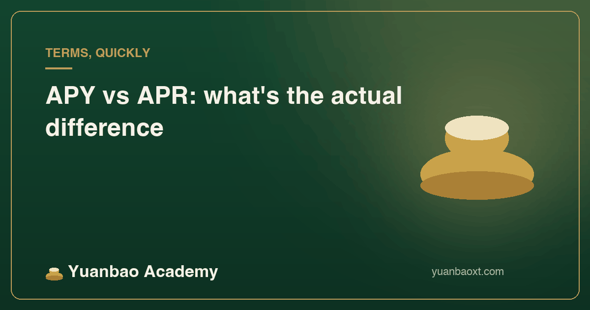 The difference between APY and APR, cover image