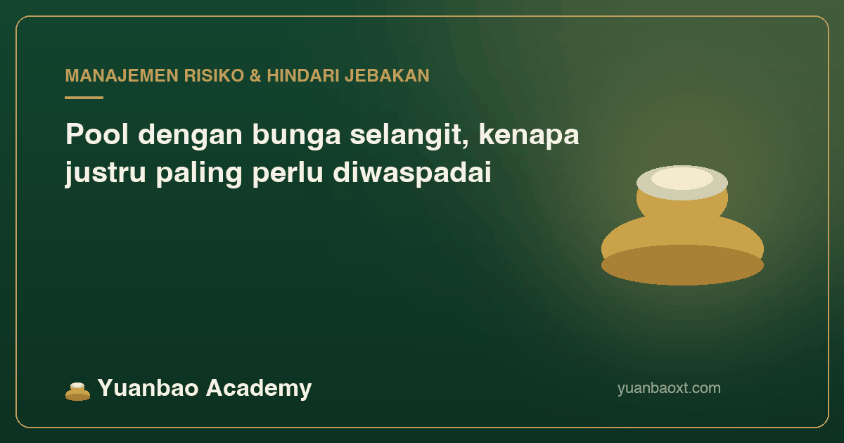 Sampul kenapa pool bunga tinggi paling perlu diwaspadai