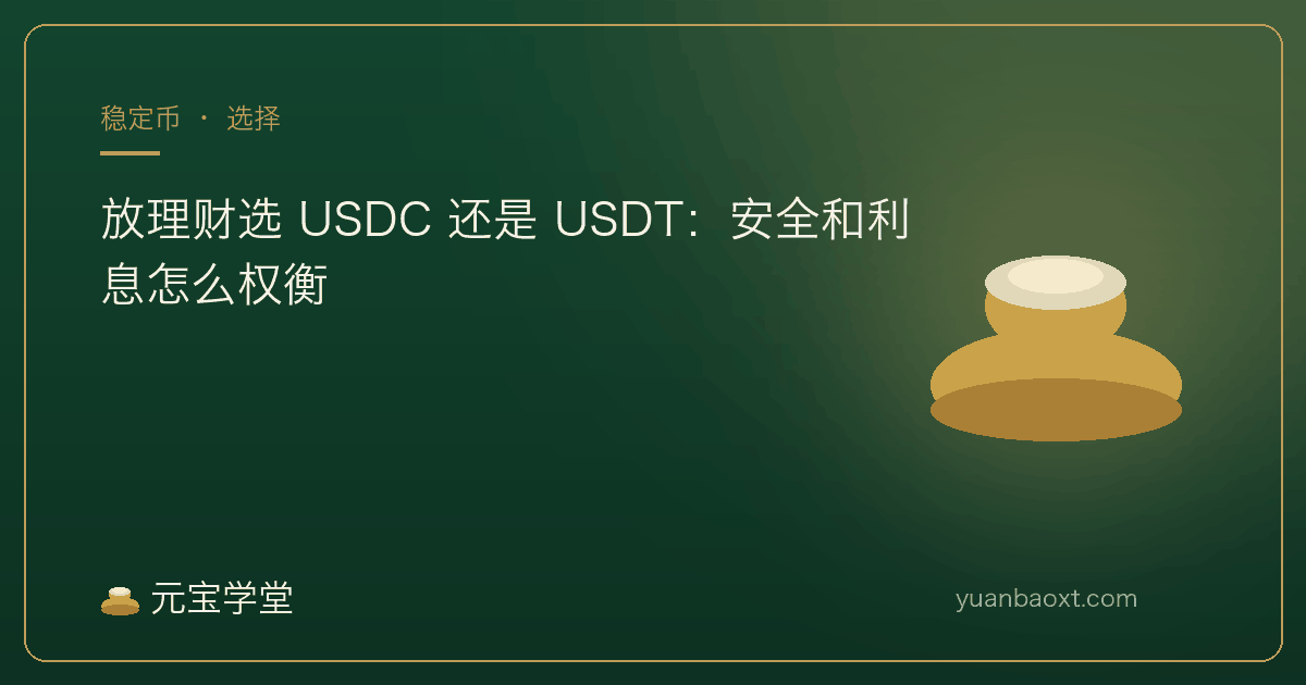 USDC 还是 USDT 放理财怎么选封面